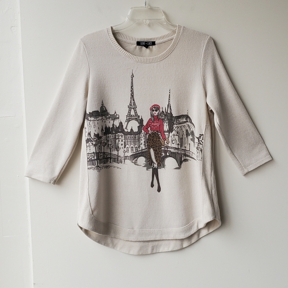 Love + Lace Paris Sweater